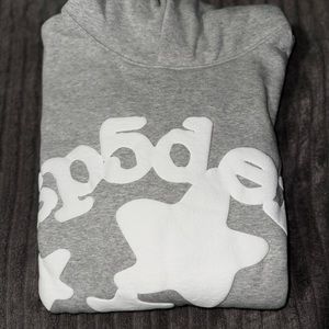 Beluga grey sp5der hoodie